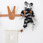 Soft Newborn Baby Velvet Rabbit Sleeping Dolls Bunny giraffe Play Security Kids fashion Toy Towel Bib INS for Xmas gift