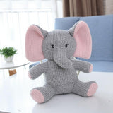 Nordic style Ins hot Knitted Unicorns elephant Bunny Dinosaur Stuffed Toy Toy Safety Bite Baby toys infant Sleeping Appease Doll