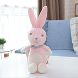 Nordic style Ins hot Knitted Unicorns elephant Bunny Dinosaur Stuffed Toy Toy Safety Bite Baby toys infant Sleeping Appease Doll