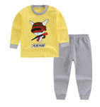 Newborn Children Cotton Sleepwear 0-2Y Kid Clothes Baby Girls Boys Pajamas Suit Infant Cartoon Print Nightwear Sleep Sets Pyjama