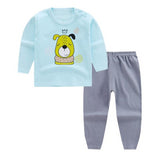 Newborn Children Cotton Sleepwear 0-2Y Kid Clothes Baby Girls Boys Pajamas Suit Infant Cartoon Print Nightwear Sleep Sets Pyjama