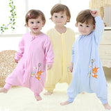 Baby Pajamas unisex Clothes for Sleeping Rompers Kids Autumn Baby Sleepwear Cartoon Infant Children Sleeping bag