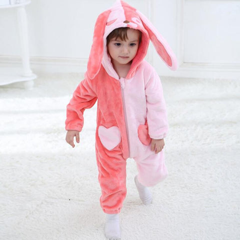 Baby Game Role Pajamas Clothing Newborn Infant Onesie Rabbit Costume Outfit Hooded OnePiece Jumpsuit Winter Sleepwear Boys Girls