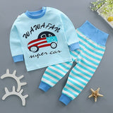 Animal Baby Pajamas Baby Sleeping Gown Cotton Long Sleeve Top+High