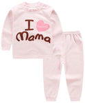 Animal Baby Pajamas Baby Sleeping Gown Cotton Long Sleeve Top+High