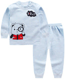 Animal Baby Pajamas Baby Sleeping Gown Cotton Long Sleeve Top+High