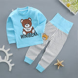 Animal Baby Pajamas Baby Sleeping Gown Cotton Long Sleeve Top+High