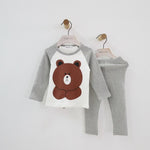 Boys and girls clothing set autumn pajamas set female baby two-piece pajamas a generation of children's clothing tide