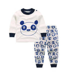 Spring Autumn Baby Boys Girls Sleepwear Cartoon Rabbit sleep sets Fashion Kids Pajamas New 2018 Newborn Clothes Suits 0-4 Years