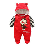 2019 New Russia Baby costume rompers Clothes cold Winter Boy Girl Garment Thicken Warm Comfortable Pure Cotton coat jacket kids