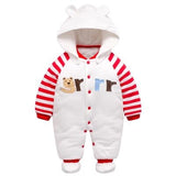 2019 New Russia Baby costume rompers Clothes cold Winter Boy Girl Garment Thicken Warm Comfortable Pure Cotton coat jacket kids