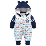 2019 New Russia Baby costume rompers Clothes cold Winter Boy Girl Garment Thicken Warm Comfortable Pure Cotton coat jacket kids