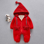 2019 New Russia Baby Costume Rompers Clothes Cold Winter Boy Girl Garment Thicken Warm Comfortable Pure Cotton Coat Jacket Kids