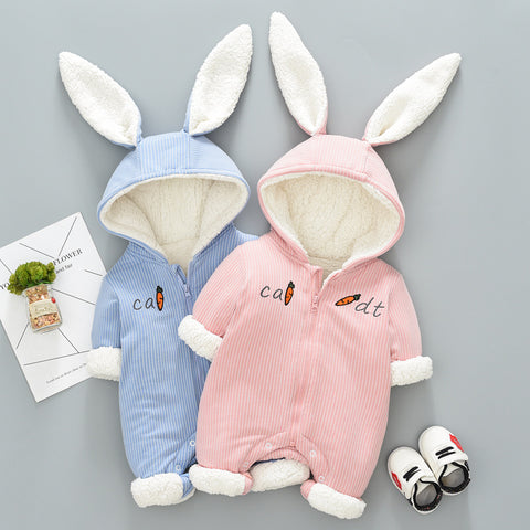 2019 New Russia Baby costume rompers Clothes cold Winter Boy Girl Jumpsuit Thicken Warm Comfortable Pure Cotton coat jacket kids