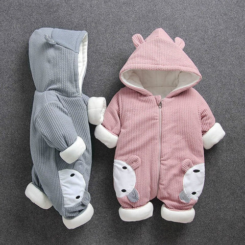 2019 New Russia Baby costume rompers Clothes cold Winter Boy Girl Garment Thicken Warm Comfortable Pure Cotton coat jacket kids