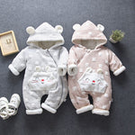 2019 New Russia Baby Costume Rompers Clothes Cold Winter Boy Girl Garment Cotton Toddler Romper Jumpsuit Outfit TZ446