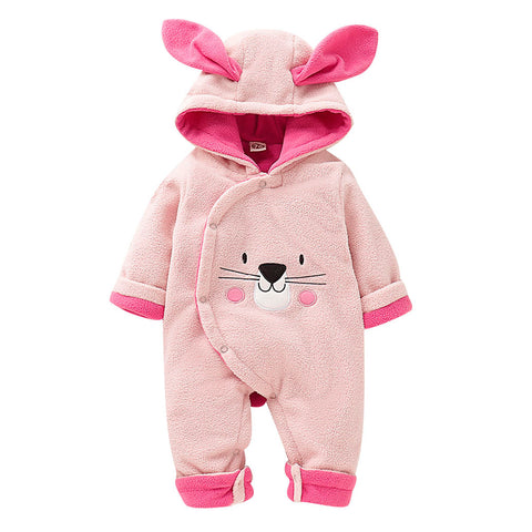 2019 New Russia Baby costume rompers Clothes cold Winter Boy Girl Garment Thicken Warm Comfortable Pure Polar Fleece coat jacket