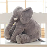 65cm Plush Elephant Toy Baby Sleeping Back Cushion Soft Stuffed Pillow Elephant Doll Newborn Playmate Doll Kids Birthday Gift