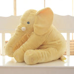 65cm Plush Elephant Toy Baby Sleeping Back Cushion Soft Stuffed Pillow Elephant Doll Newborn Playmate Doll Kids Birthday Gift