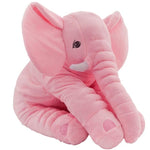 40cm/60cm Height Large Plush Elephant Doll Toy Kids Sleeping Back Cushion Cute Stuffed Elephant Baby Accompany Doll Xmas Gift