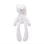 Pink/White 40cm Baby Rabbit Sleeping Comfort Doll Plush Toys Smooth Obedient Rabbit Sleep Calm Doll