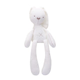 Pink/White 40cm Baby Rabbit Sleeping Comfort Doll Plush Toys Smooth Obedient Rabbit Sleep Calm Doll