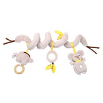 New Baby Toys Rabbit Sleeping Comfort Musical Plush Rattle Toy Doll Multifunctional Appease Towel Saliva Towel Koala Doll Sleep