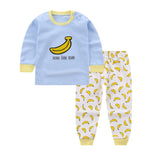 Newborn Children Cotton Sleepwear 0-2Y Kid Clothes Baby Girls Boys Pajamas Suit Infant Cartoon Print Nightwear Sleep Sets Pyjama