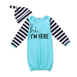 Newborn Infant Baby Boy Girl Long Sleeve Letter Print Cotton