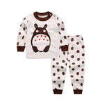 2019 cartoon long sleeve T-shirt+Pants 2pcs Baby pajamas sets girl and boys clothes Infant Toddler pijamas