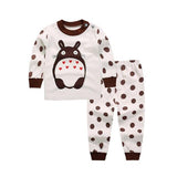 2019 cartoon long sleeve T-shirt+Pants 2pcs Baby pajamas sets girl and boys clothes Infant Toddler pijamas