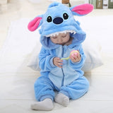 Baby rompers new born baby girls clothes Hooded pajamas mameluco bebe warm winter animal costumes roupas de bebe dropshipping