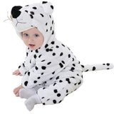 Baby rompers new born baby girls clothes Hooded pajamas mameluco bebe warm winter animal costumes roupas de bebe dropshipping