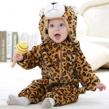 Baby rompers new born baby girls clothes Hooded pajamas mameluco bebe warm winter animal costumes roupas de bebe dropshipping