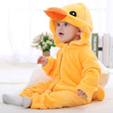 Baby rompers new born baby girls clothes Hooded pajamas mameluco bebe warm winter animal costumes roupas de bebe dropshipping