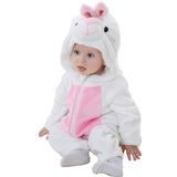 Baby rompers new born baby girls clothes Hooded pajamas mameluco bebe warm winter animal costumes roupas de bebe dropshipping